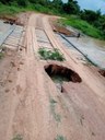 Aterro da Ponte do Rio Brilhante é recuperado após cobrança do presidente Tuti