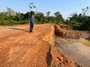 Tuti acompanha início de construção de aduela de concreto na 3ª Leste