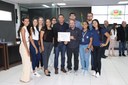 Vereador Claudinei homenageia IFMT e acadêmicos do curso bacharelado em administração pela nota máxima na avaliação do MEC