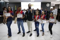 Vereador Eskiva homenageia Equipe Dojokun Karate com Moção de Congratulações