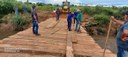 Vereadores acompanham construção de ponte do Rio Brilhante